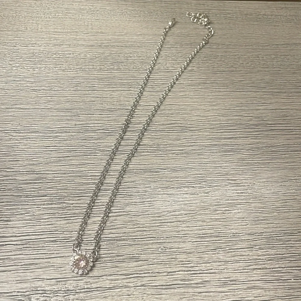 Sterling Silver Swarovski Halo Jewelry Set - Picture 12 of 15